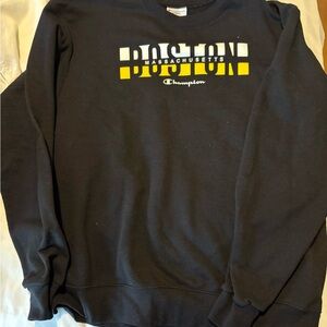 Champion Black Boston Crewneck Sweater